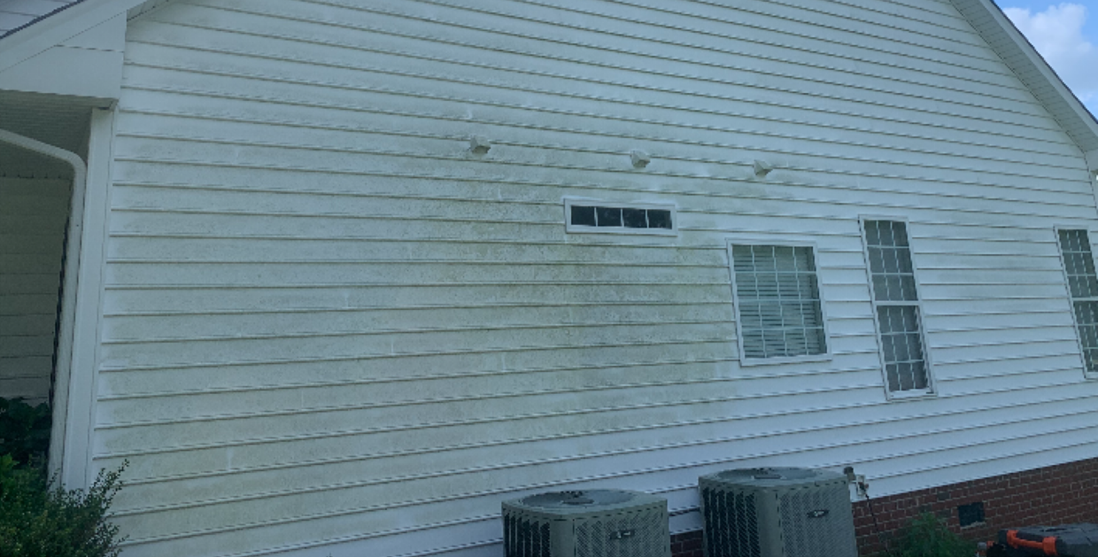 House siding before